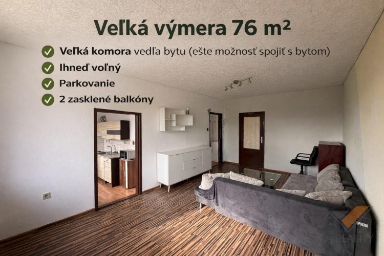 3izbový byt v Skalici